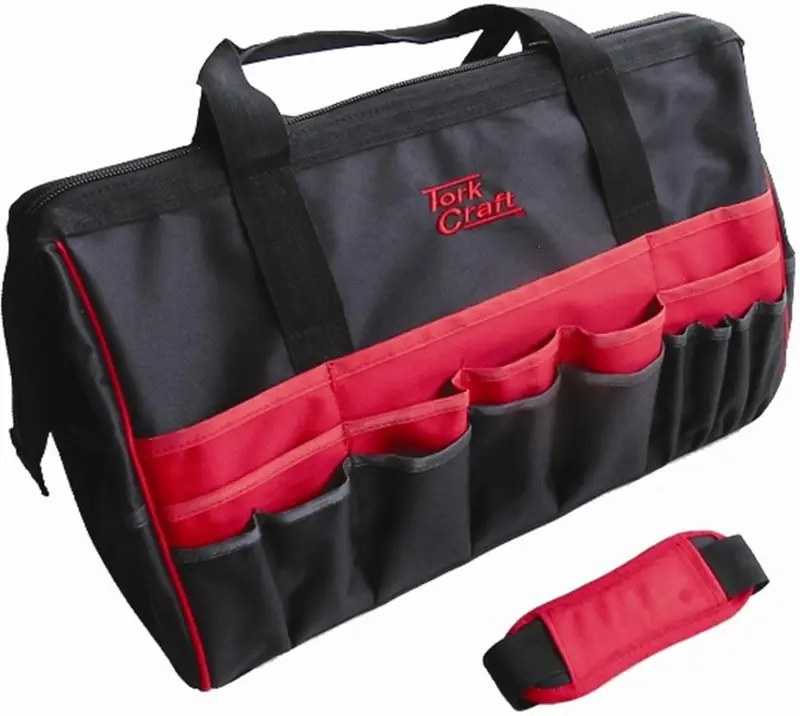 Tork Craft Extra-Large Nylon Tool Bag – 50-Pocket Configuration (495 × 265 × 340 Mm) 1