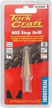 Tork Craft Hss Step Drill Bit – 4–12 Mm Range, 1 Mm Increment 1