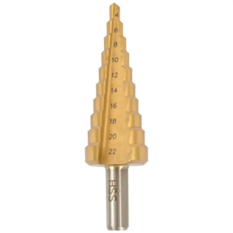 Tork Craft Hss Step Drill Bit – 4–22 Mm Diameter, 2 Mm Increment 1