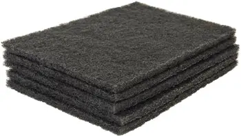 Tork Craft Industrial Non-Woven Pad – Black, Medium Grit, 150 × 230 Mm (5-Pack) 1