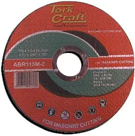 Tork Craft Masonry Cutting Wheel – 115 × 1.0 × 22.22 Mm 1