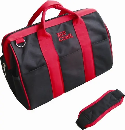 Tork Craft Medium-Size Nylon Tool Bag – 25-Pocket Layout (315 × 230 × 250 Mm) 1