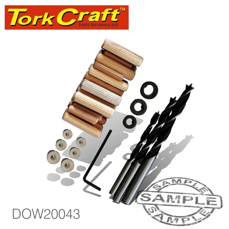 Tork Craft Multi-Size Dowel Kit: 6/8/10 Mm (43-Piece) 1