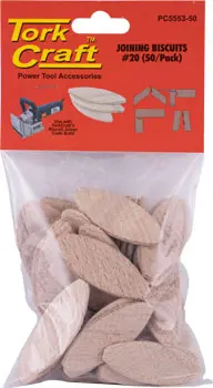 Tork Craft No. 20 Biscuit Joining Connectors – 50-Count Pack 1
