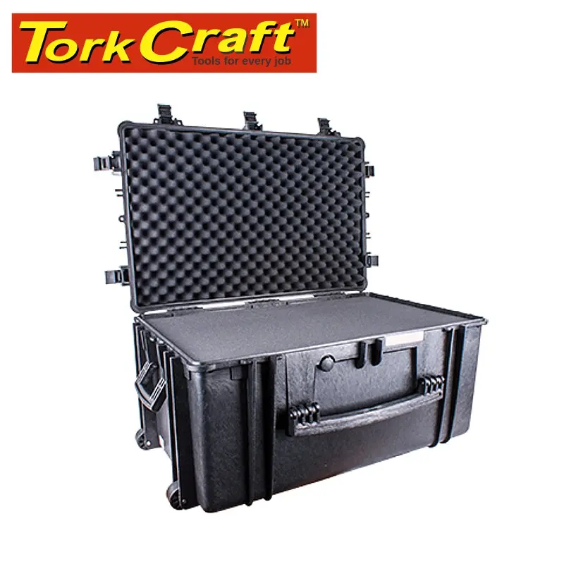 Tork Craft Oversized Black Storage Case – 865 × 565 × 430 Mm With Full Foam Insert, Waterproof & Dust-Resistant (Model 764840) 1