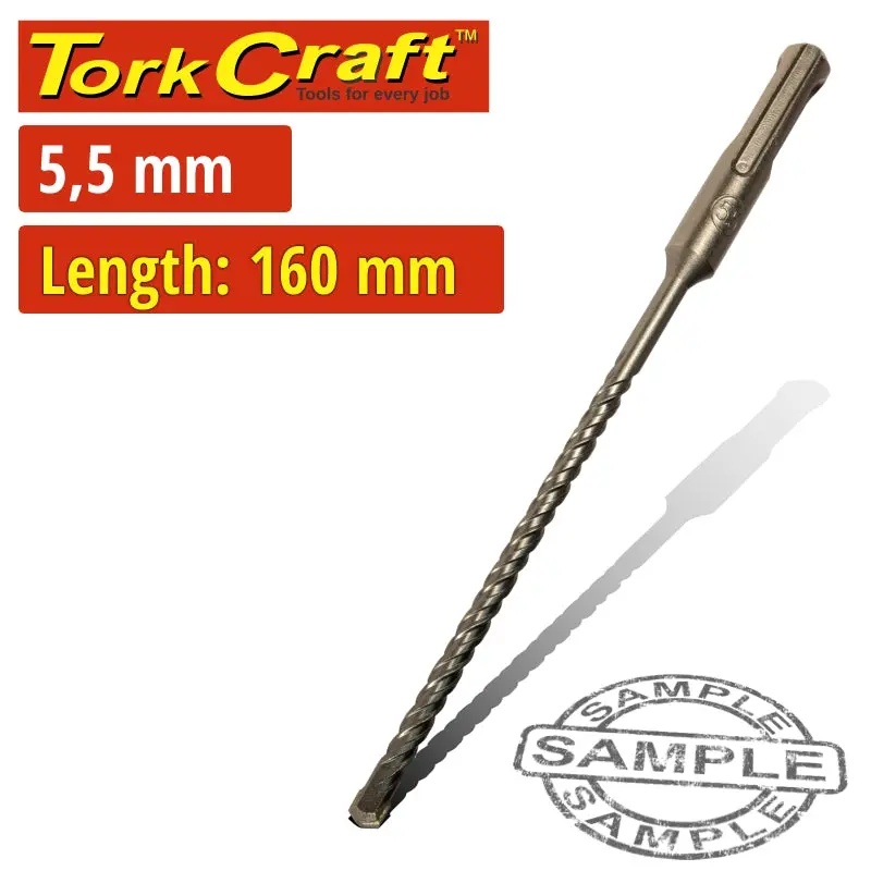 Tork Craft Sds-Plus Masonry Drill Bit – 160 × 100 Mm, 5.5 Mm Diameter 1