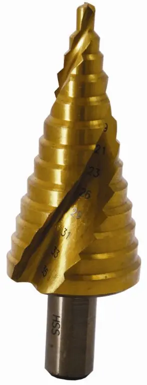 Tork Craft Spiral Hss Step Drill Bit – 3–35 Mm, 2–3 Mm Steps 1