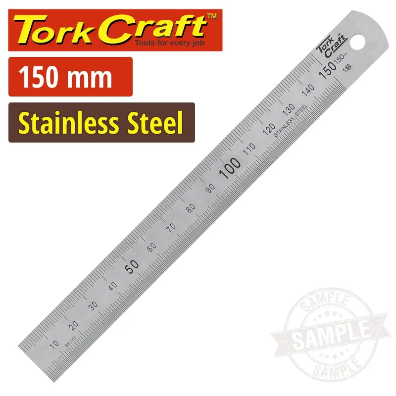 Tork Craft Stainless Steel Precision Ruler – 15 Cm X 19 Mm 1