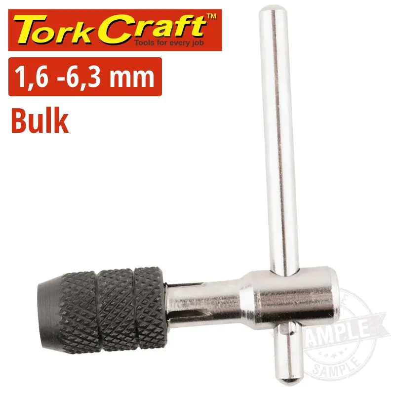 Tork Craft T-Handle Tap Wrench – Bulk Pack, M3–M6 Mm Range 1