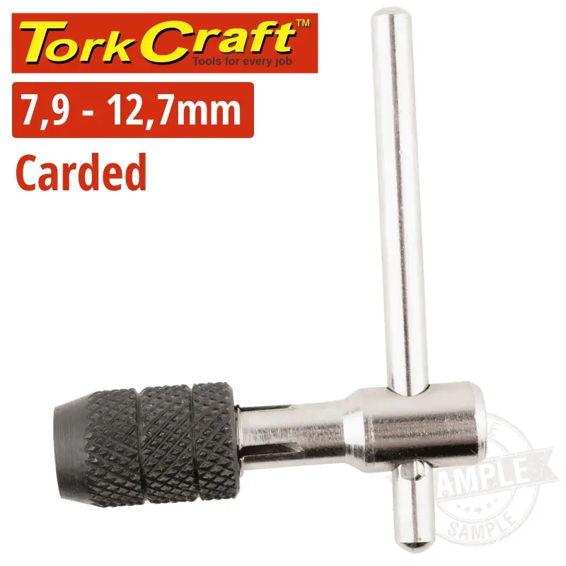 Tork Craft T-Handle Tap Wrench – Carded, 7.9–12.7 Mm Compatibility 1