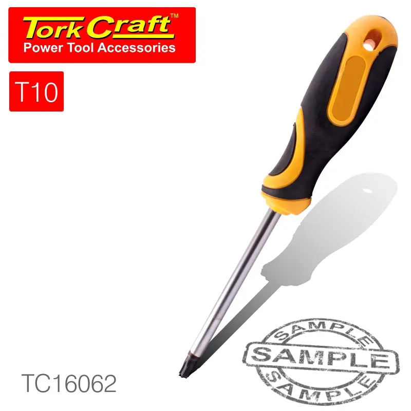 Tork Craft Tamper-Proof T10 Torx Screwdriver – 5 Mm Shaft, 100 Mm Length 1