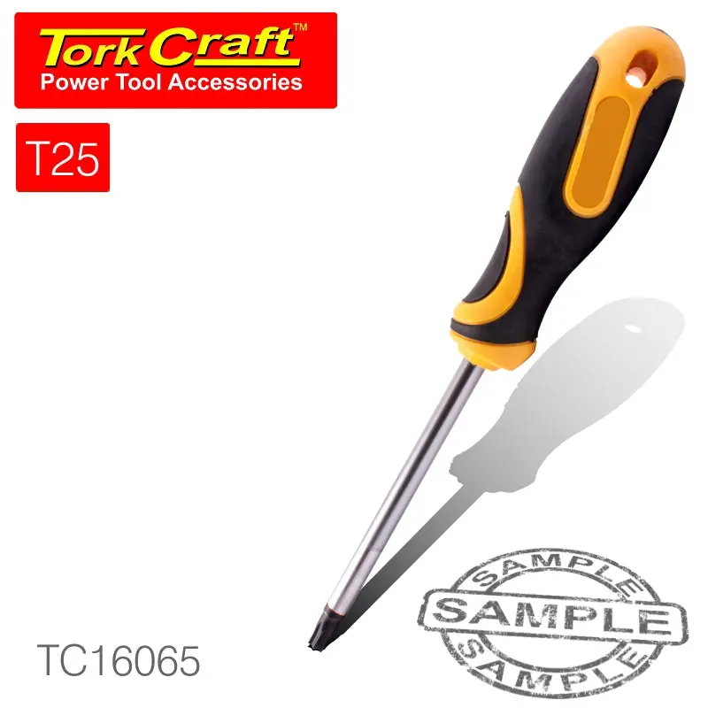 Tork Craft Tamper-Proof T25 Torx Screwdriver – 6 Mm Shaft, 100 Mm Length 1