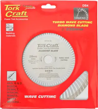 Tork Craft Turbo Diamond Blade – 230Mm For Aggressive Cutting Action 1