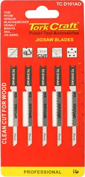 Tork Craft U-Shank Jigsaw Blade – 20 Tpi, 1.4Mm, Wood-Cut, 5-Pack 1