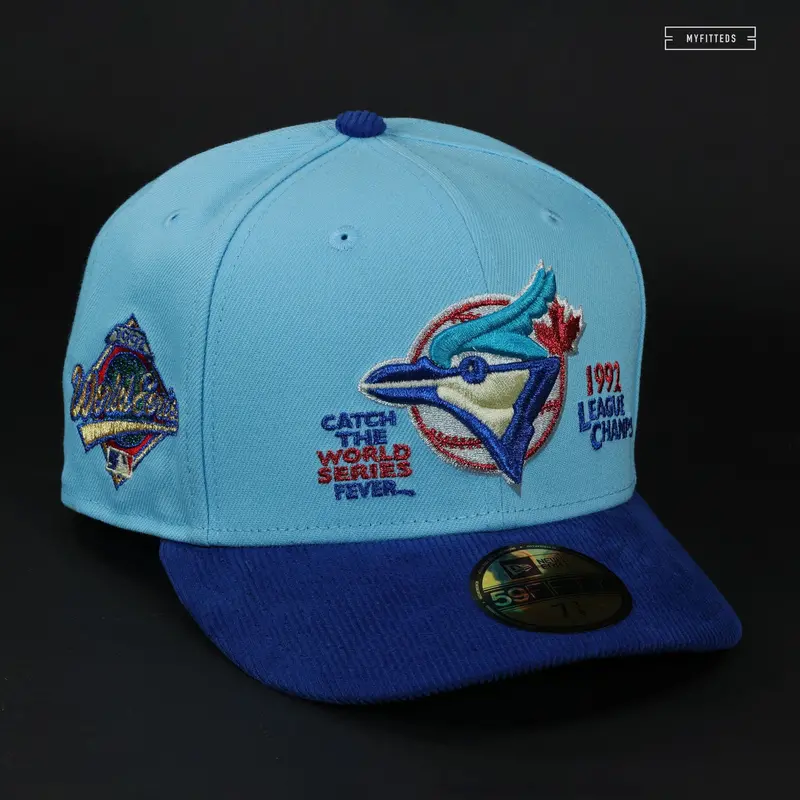 Toronto Blue Jays 1992 World Series League Champs Fitted Cap – Catch The Fever, New Era 1
