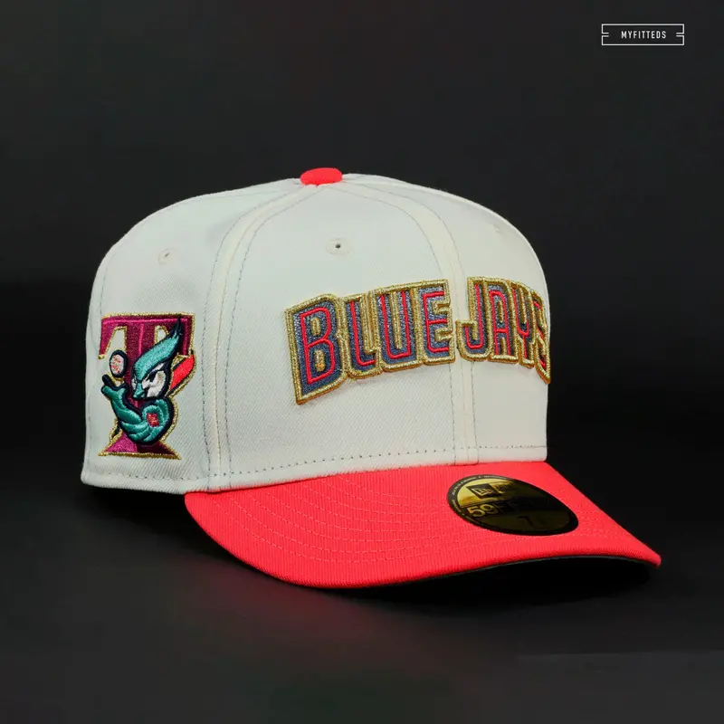 Toronto Blue Jays 2003 Summer Send-Off Fitted Cap – Off-White Retro Style, New Era 1