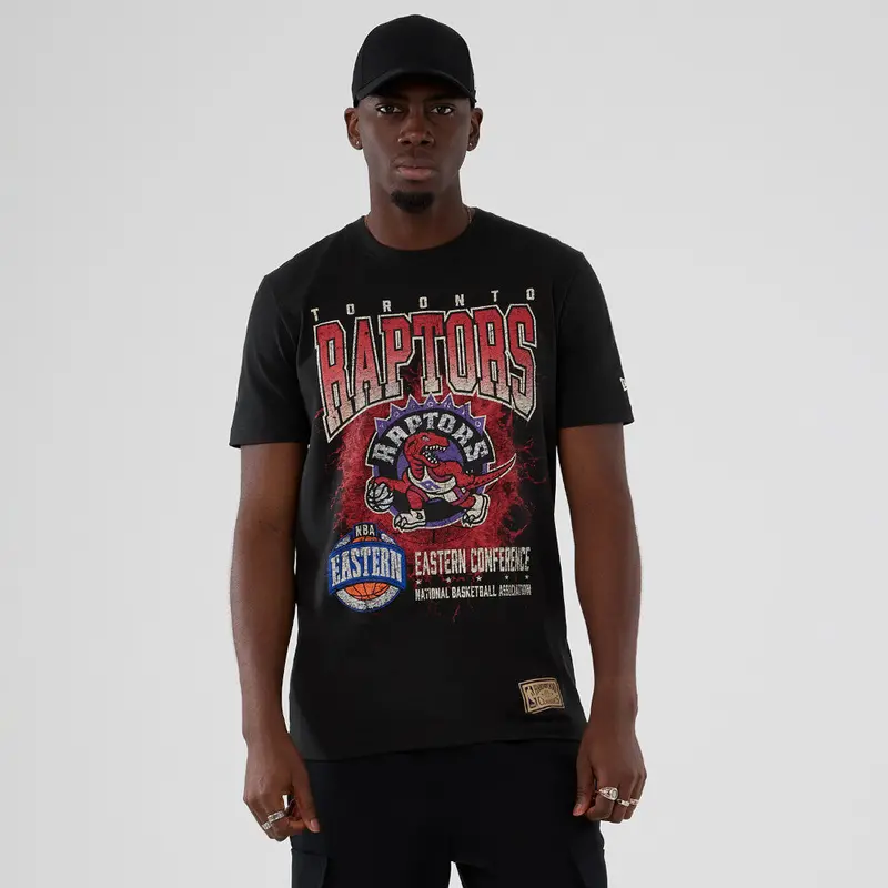 Toronto Raptors Nba Hardwood Classics Short-Sleeve T-Shirt – Black 1