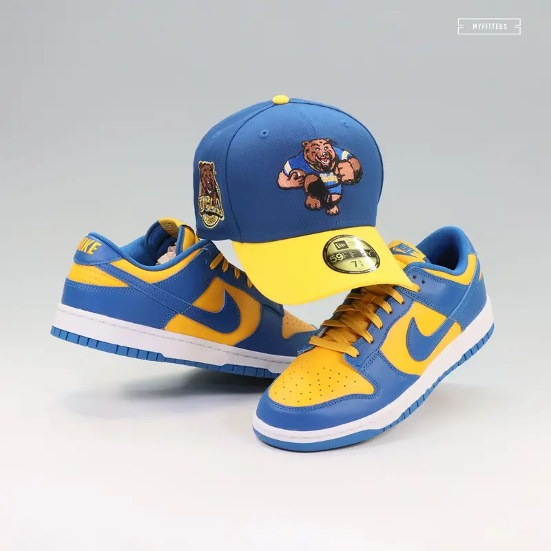 Ucla Bruins Football Ncaa X Nike Dunk–Inspired Fitted Cap – New Era 1