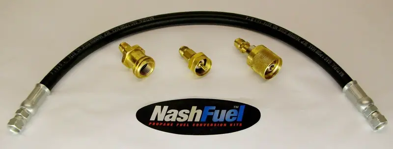 Universal Propane Adapter Kit For Bbq Grills, Rvs, Forklifts & Portable Tanks (1 Lb Disposable) 1