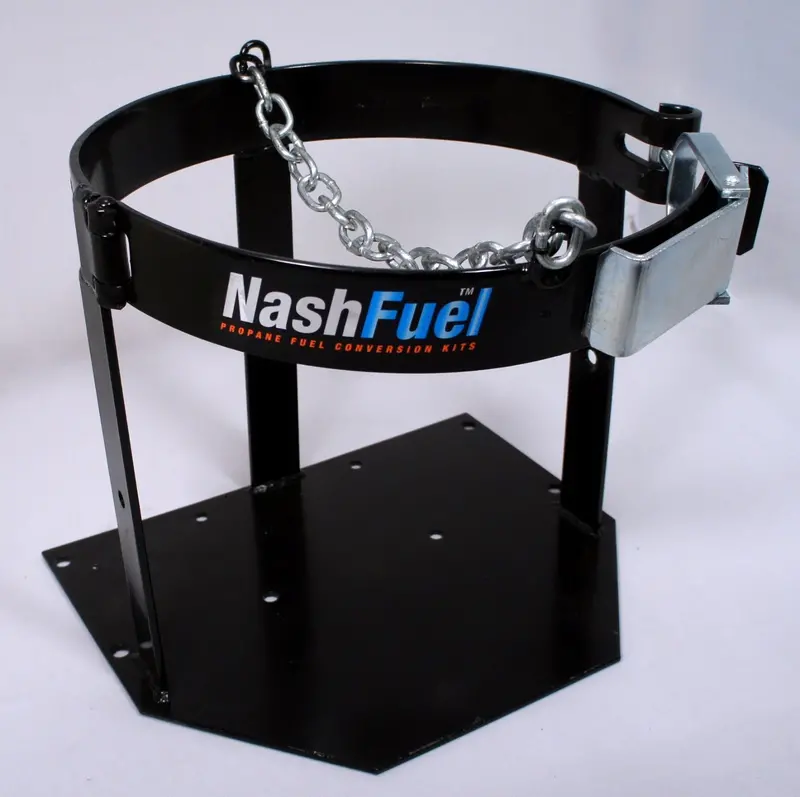 Universal Vertical Anti-Theft Propane Tank Mount Bracket For 20-Lb Rv Tanks 1