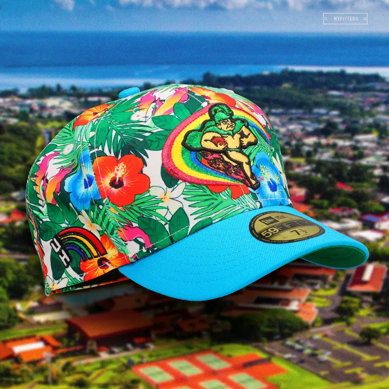 University Of Hawai‘I Rainbow Warriors Floral Paradise Cap With Retro-Inspired Silhouette 1