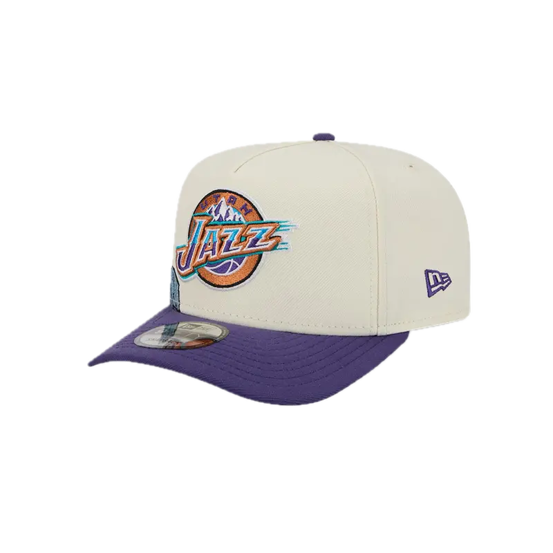 Utah Jazz Hardwood Classics Snapback – A-Frame 9Fifty By New Era 1