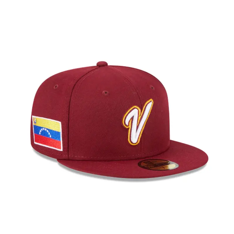 Venezuela 2023 World Baseball Classic On-Field Fitted Cap By New Era 1