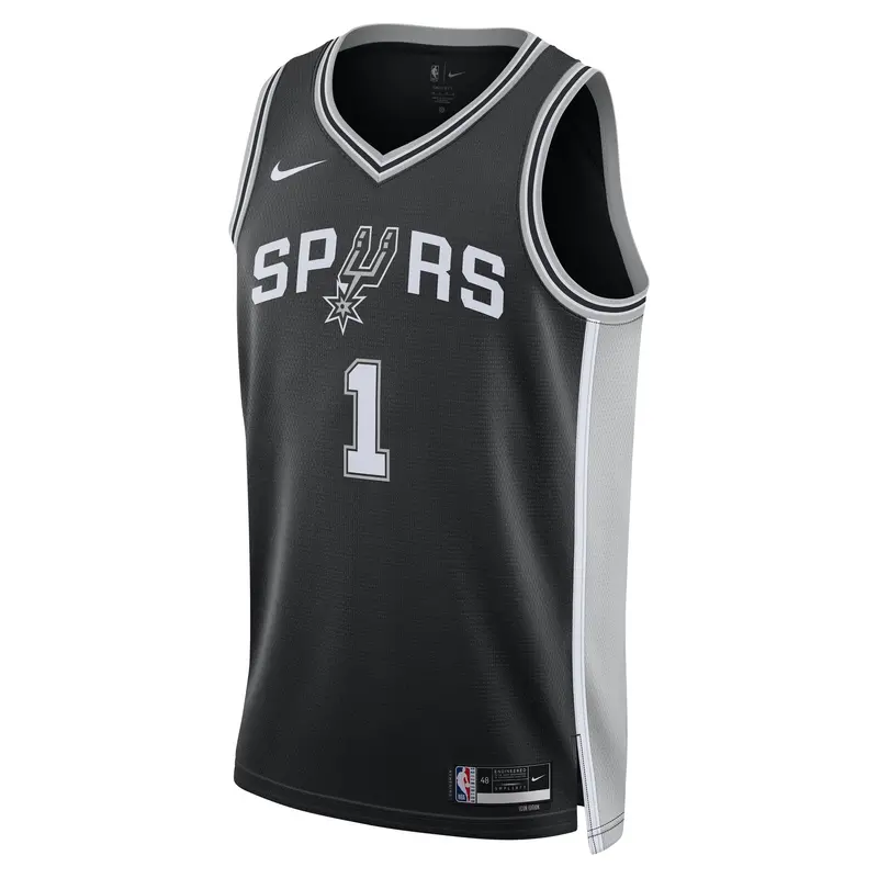 Victor Wembanyama San Antonio Spurs Icon Edition Swingman Jersey – Men'S Nike Dri-Fit Nba Replica 1