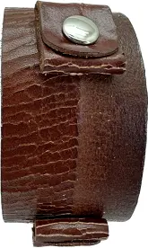 Vmk 20Mm Rustic-Effect Leather Watch Strap – Organic Matte Finish 1