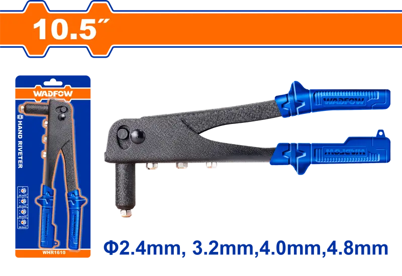 Wadfow 10.5-Inch Hand Riveter – Manual Riveting Tool For Sheet Metal 1
