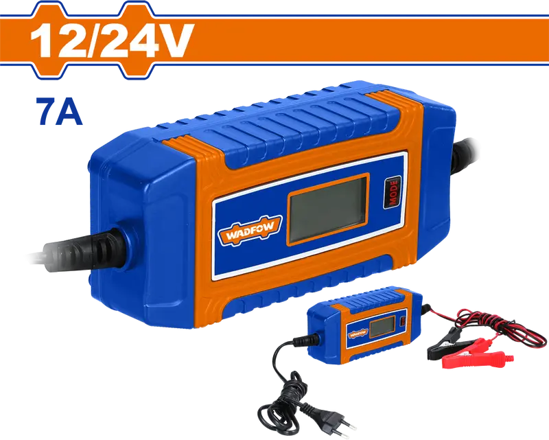 Wadfow 12V/24V 7A Automatic Battery Charger 1