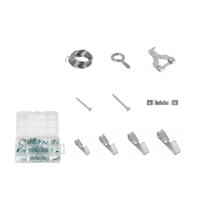 Wadfow 201-Piece Picture Hanging Kit With Anchors & Tools 1