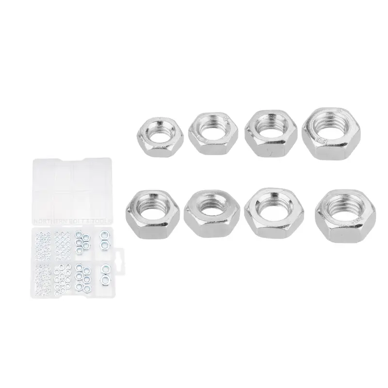 Wadfow 225-Piece Hex Nut Variety Pack In Common Metric Sizes 1