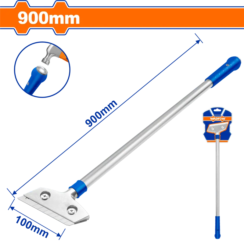 Wadfow 900Mm Heavy-Duty Metal Scraper For Surface Preparation 1
