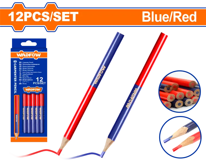 Wadfow Dual-Tip Carpenter’S Pencil – Bi-Color Marking Tool 1