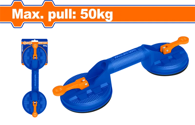 Wadfow Heavy-Duty 50Kg Vacuum Suction Lifter For Glass And Smooth Surfaces 1