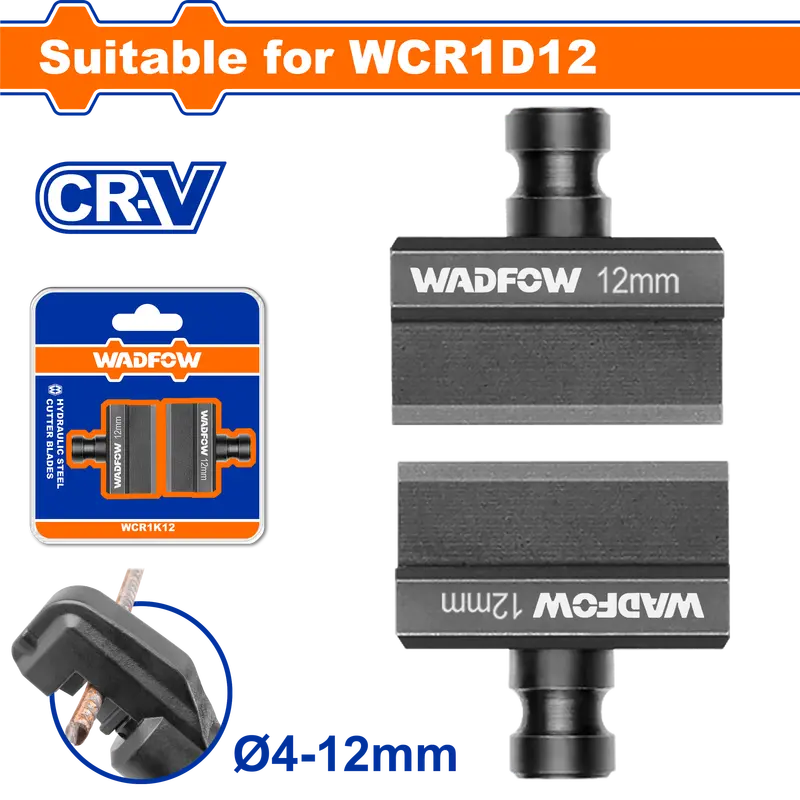 Wadfow Hydraulic Steel Cutter Replacement Blades – 12Mm Capacity 1