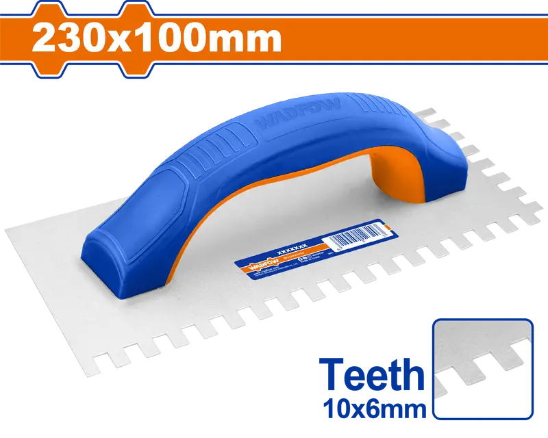 Wadfow Toothed Plastering Trowel For Textured Wall Finishing 1