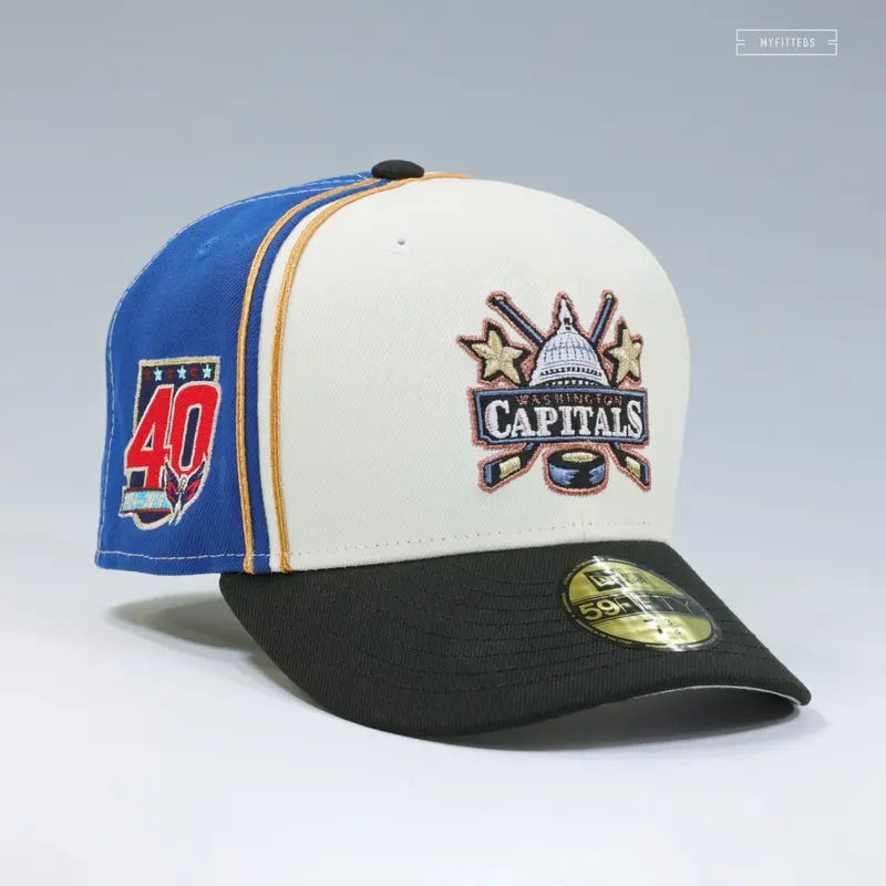 Washington Capitals Dual Anniversary Reverse Retro Cap – 30Th & 40Th, New Era 59Fifty 1
