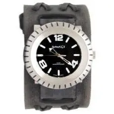 Wheelmen Black Watch With Double-X Distressed Black Leather Cuff 1