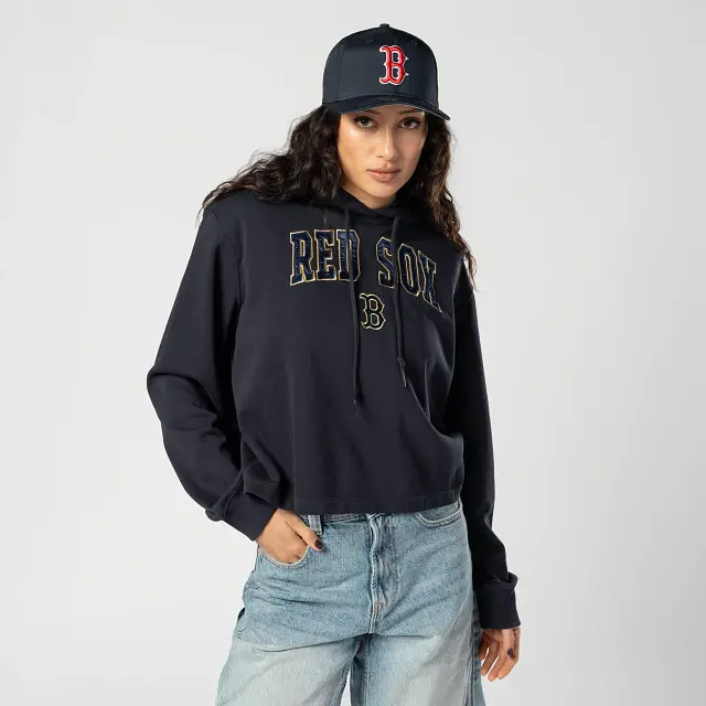 Women'S Boston Red Sox Mlb Glam Game Hoodie 1