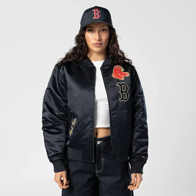 Women'S Boston Red Sox Mlb Glam Game Jacket 1
