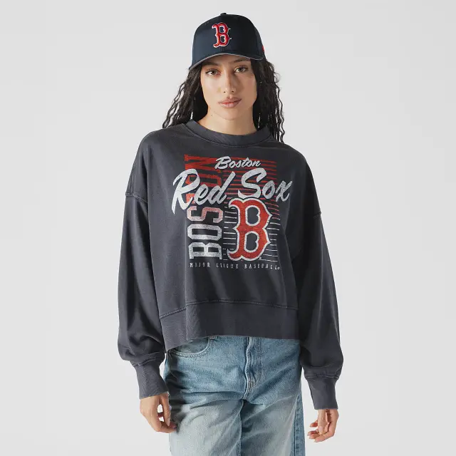 Women'S Boston Red Sox Mlb Throwback Hoodie 1