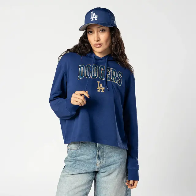 Women'S Los Angeles Dodgers Mlb Glam Game Hoodie 1