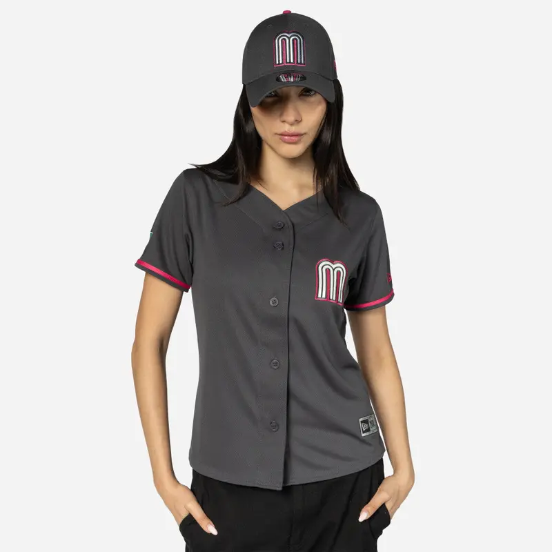 Women'S Mexico National Baseball Team Away Jersey 1