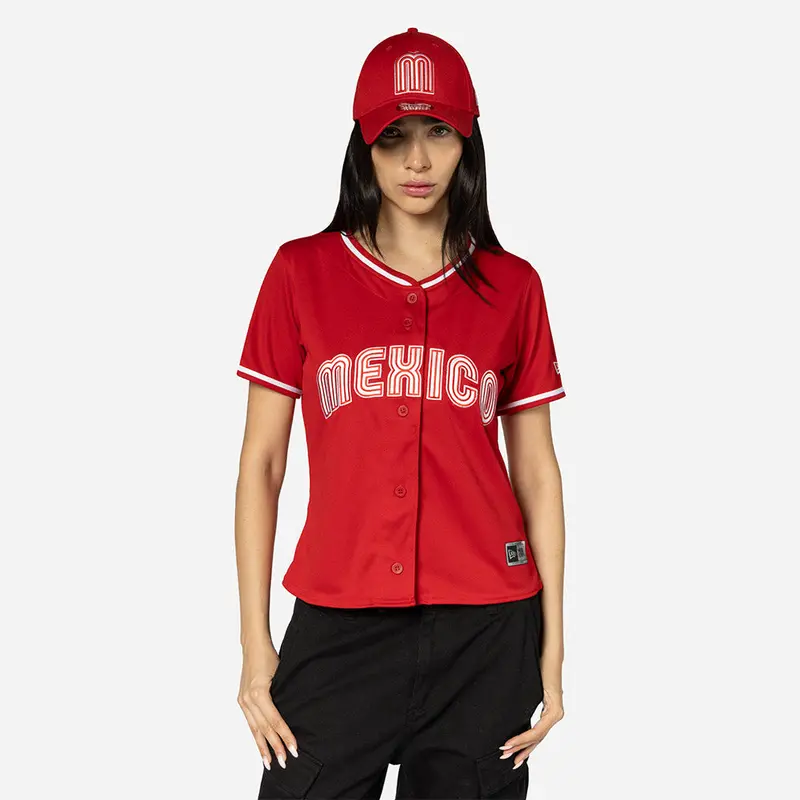 Women'S Mexico National Baseball Team Home Jersey 1