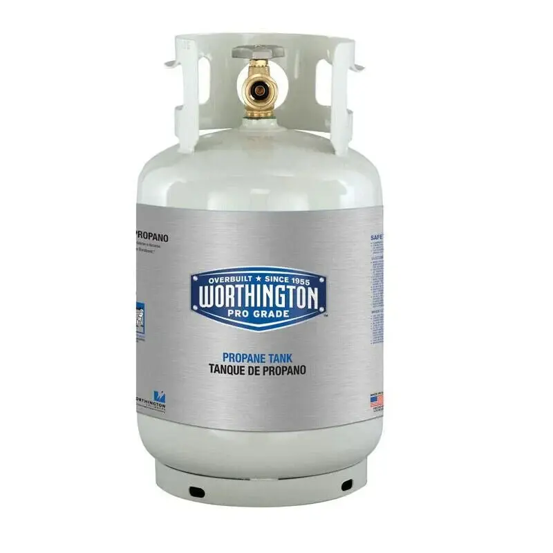 Worthington 11 Lb Refillable Propane Tank – 9" Diameter, Opd Safety Valve, 2.6-Gallon Capacity (Model 281166) 1
