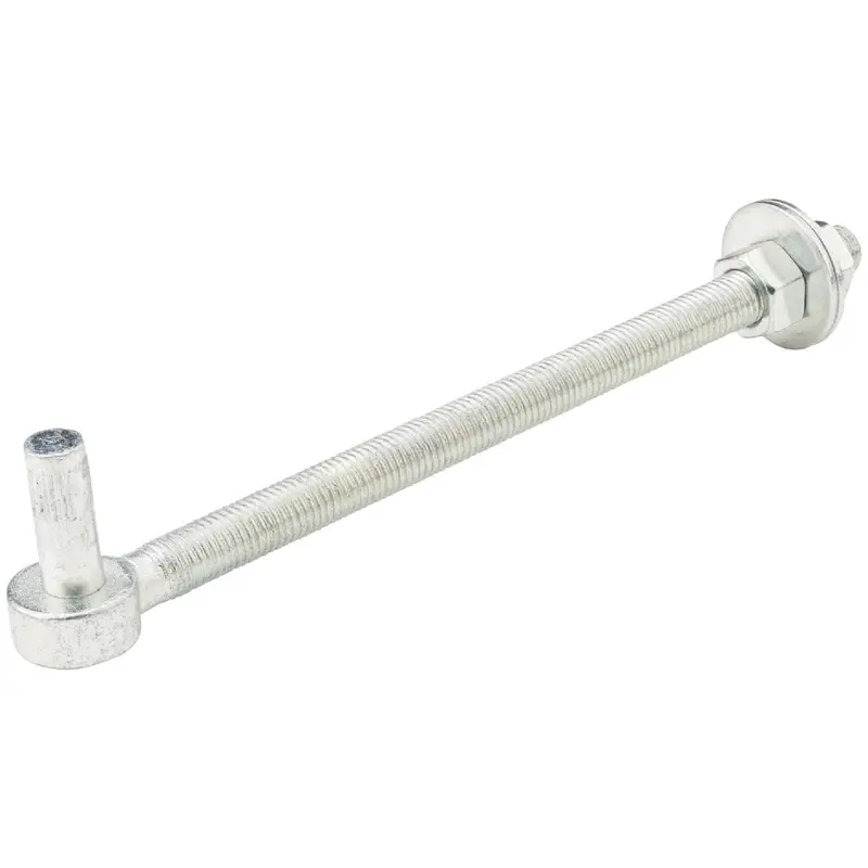 Zinc-Plated 3/4-Inch By 12-Inch Bolt Hook For Heavy-Duty Fastening 1