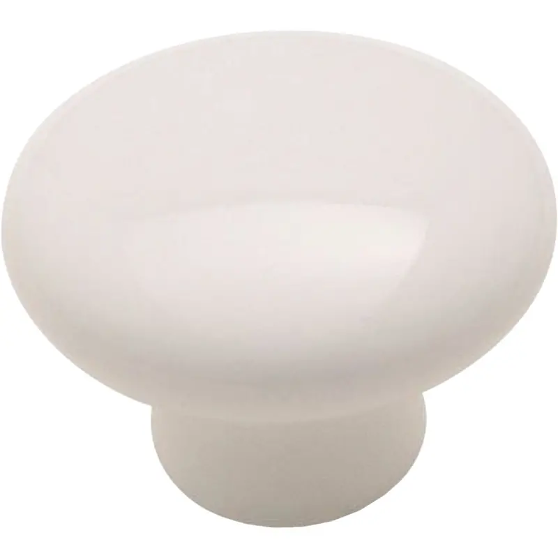 Amerock Allison Ceramic Cabinet Knob – White, 1.25-Inch Diameter 1