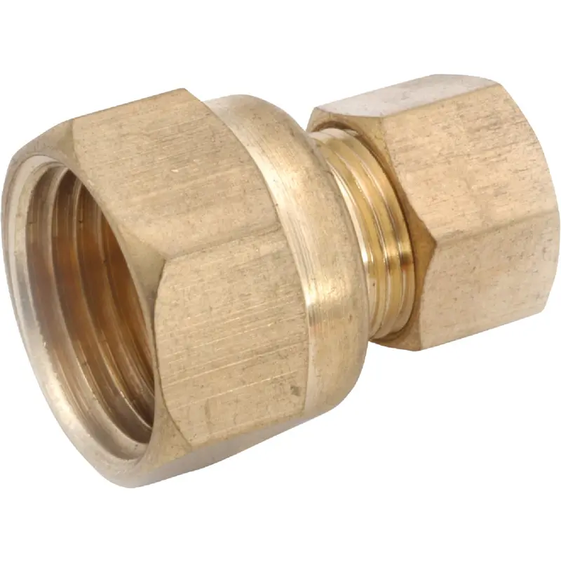 Anderson Metals Brass Compression Union Adapter – 7/8" × 3/4", Leak-Resistant Fitting 1